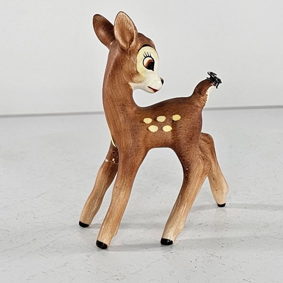 Vintage Goebel Disney Bambi Figurine Bug On Tail *Repaired* - Picture 4 of 7